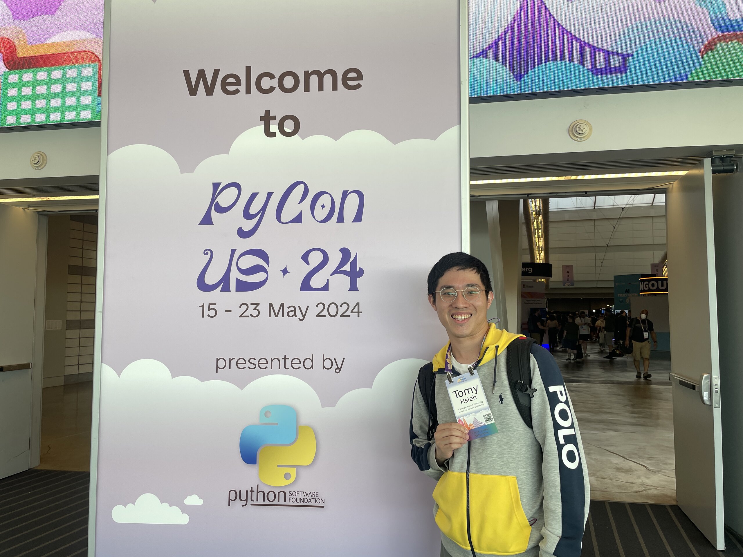 Tomy at PyCon US 2024